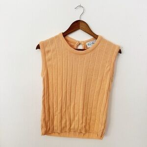 Patchington vintage ribbed sweater tank XS